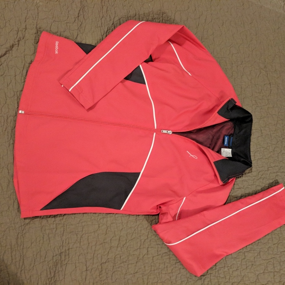 Reebok zip up rain jacket